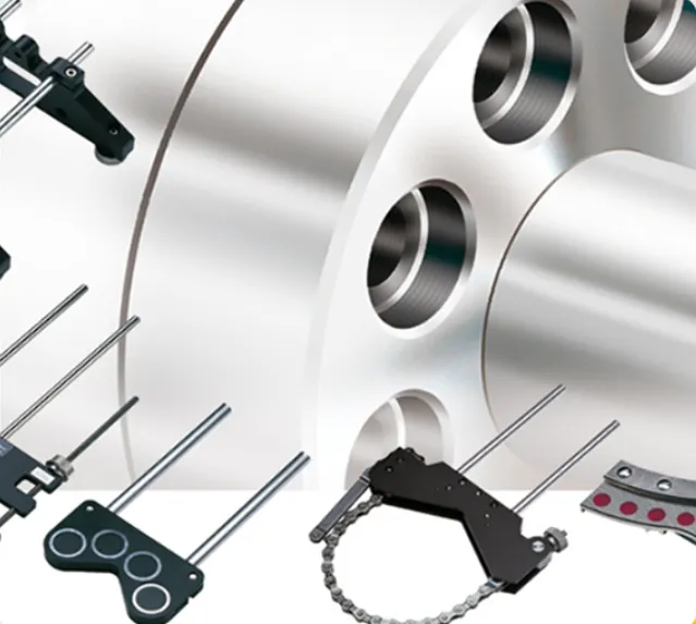 Braquets for laser alignment