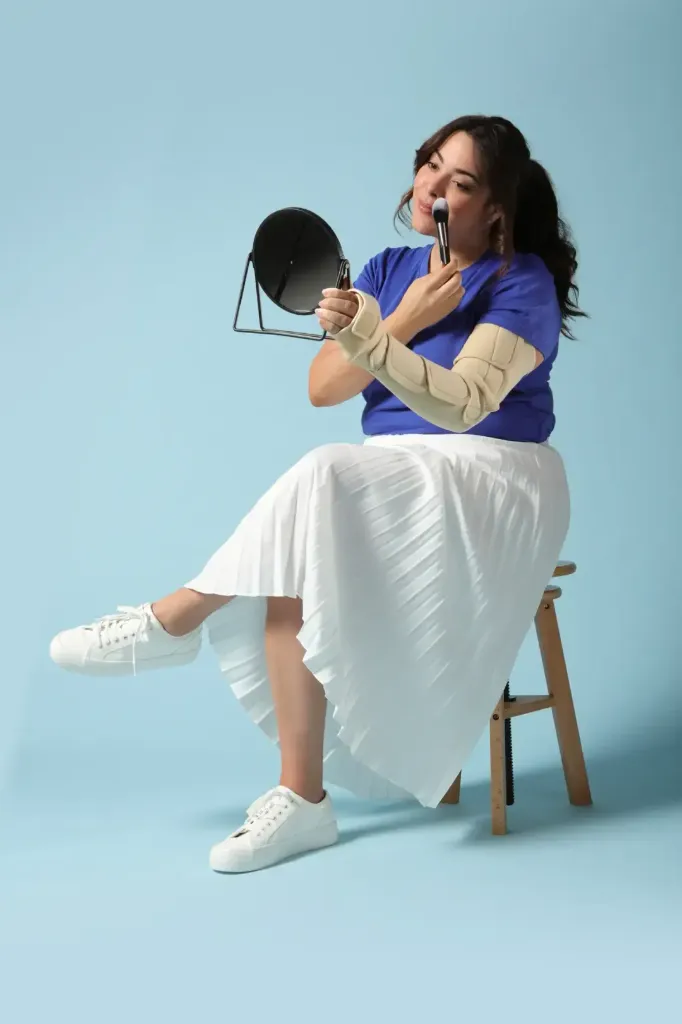 Biflex self adjust arm